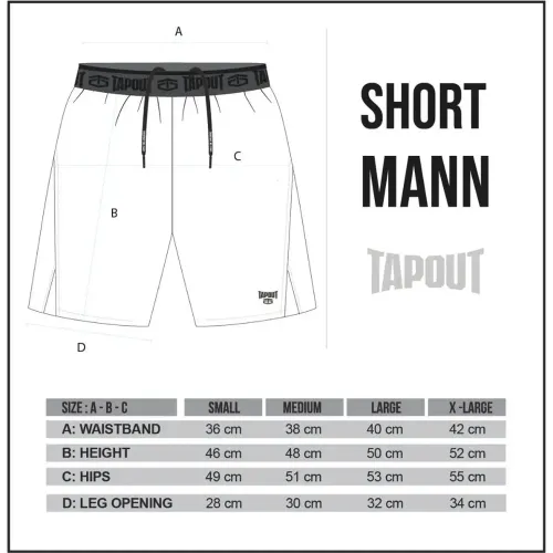 TAPOUT Short Hombre Mann